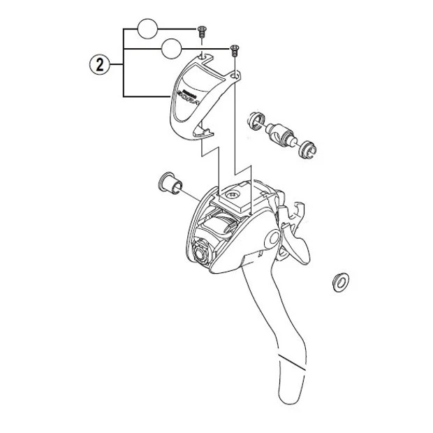 Capot Frontal Shimano Sora ST3400 (Y6LS98030) - X 1 1 Capot Frontal Shimano Sora ST3400 (Y6LS98030) - X 1