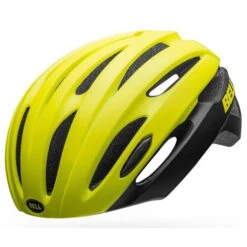 Casque Route Bell Avenue LED Jaune/Noir
