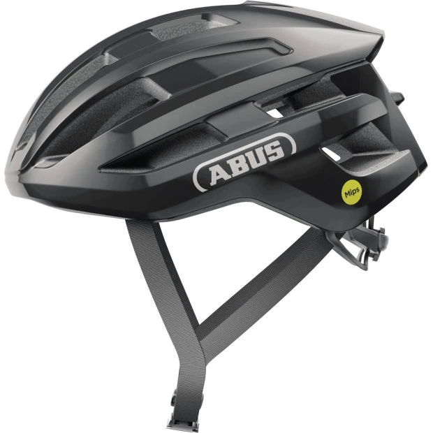 Casque Route/Gravel Abus PowerDome MIPS Noir Brillant 1 Casque Route/Gravel Abus PowerDome MIPS Noir Brillant