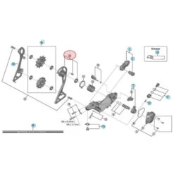 Chape De Dérailleur Arrière Shimano Ultegra RD-RX800-GS