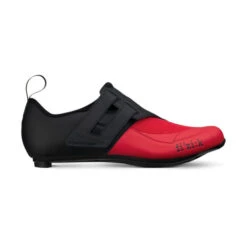 Chaussures De Triathlon Fizik Transiro R4 Powerstrap - Noir / Rouge