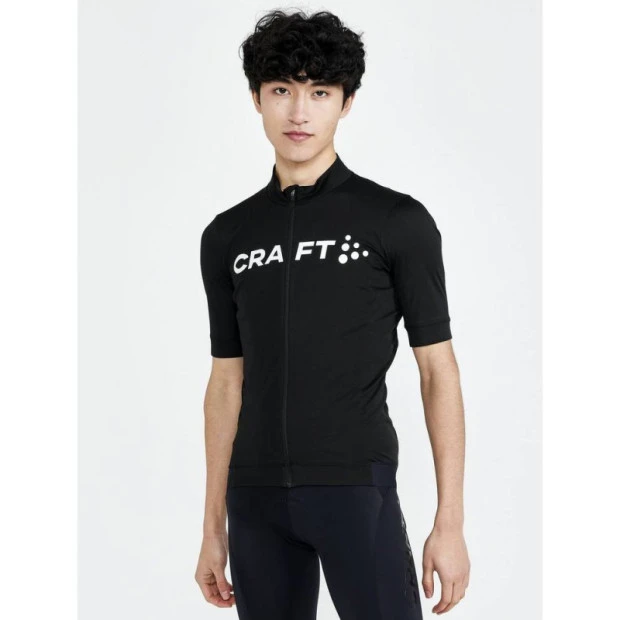 Maillot Homme Craft Essence Noir/Blanc 2 Maillot Homme Craft Essence Noir/Blanc – Image 2