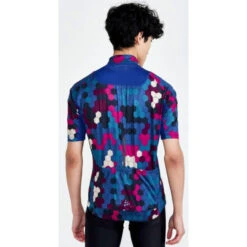 Maillot Route Homme Craft Advanced Endur Graphic Multicolore Bleu -Vélo Accessoires Offres maillot route homme craft advanced endur graphic multicolore bleu 2