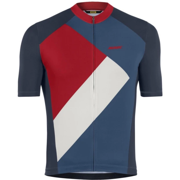 Maillot Route Mavic Ksyrium Bleu Marine/Rouge 1 Maillot Route Mavic Ksyrium Bleu Marine/Rouge