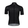Maillot Route POC Essential Road Logo Noir