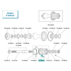 Campagnolo® Ressort Cliquet Campagnolo FH-RE014 - [x1]